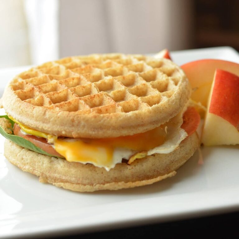 Waffle Breakfast Sandwich Super Healthy Kids